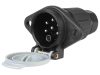 Anhänger-Steckdose 7 PIN für Anhänger, Kunststoff - S-Typ - 24V