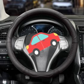 Valódi bőr kormányvédő 38cm DS01