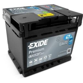 EXIDE Premium 12V 47Ah 450A jobb+ autó akkumulátor