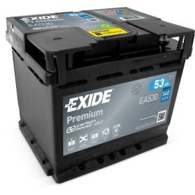 EXIDE Premium 12V 53Ah 540A jobb+ autó akkumulátor