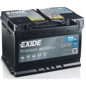 EXIDE Premium 12V 77Ah 760A jobb+ autó akkumulátor