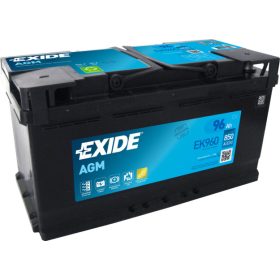 EXIDE Start-Stop AGM 12V 96Ah 850A jobb+ autó akkumulátor