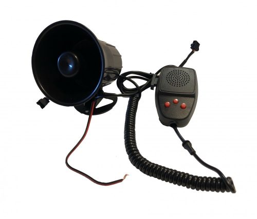 3-Klang-Sirene mit Mikrofon SZI-HS78017-3 12V/50W