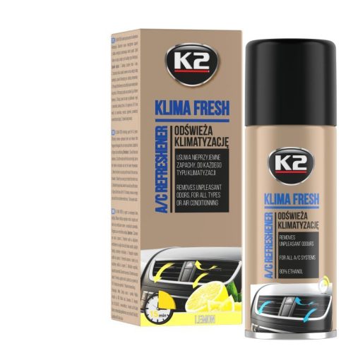 K2 KLIMA FRESH 150ml lemon klímatisztító spray