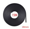 15 Meter langer, 20 mm breiter schwarzer Zierstreifen KCS-A-20BK