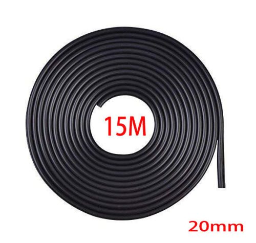 15 Meter langer, 20 mm breiter schwarzer Zierstreifen KCS-A-20BK