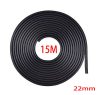 15 Meter langer, 22 mm breiter schwarzer Zierstreifen KCS-A-22BK
