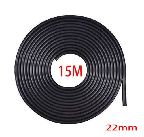15 Meter langer, 22 mm breiter schwarzer Zierstreifen KCS-A-22BK