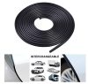 15 Meter langer, 22 mm breiter schwarzer Zierstreifen KCS-A-22BK