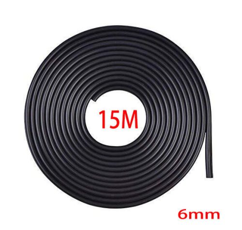 15 Meter langer, 6 mm breiter schwarzer Zierstreifen KCS-A-6BK