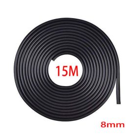    Fekete 15m hosszú 8mm széles díszcsík KCS-A-8BK