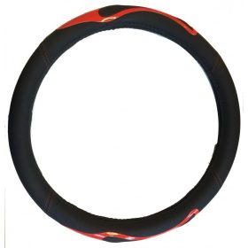 Műbőr sport mintás kormányvédő KV-TH38567R