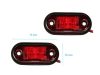 Breiten- und Positionsleuchte 2LED - E-Kennzeichnung - Rot - 12-24V