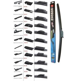   Bosoko multi Ablaktörlő lapát 550 mm (22") + ) 9 adapter