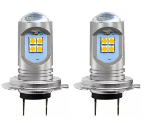 H7 LED fényszóró CANBUS párban, 7,5W