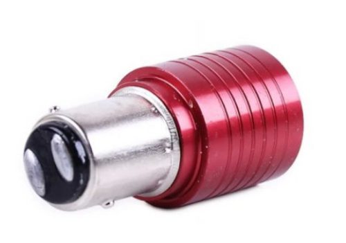 BAY15D Piros COB LED projektorlencsés 1157-21/5W