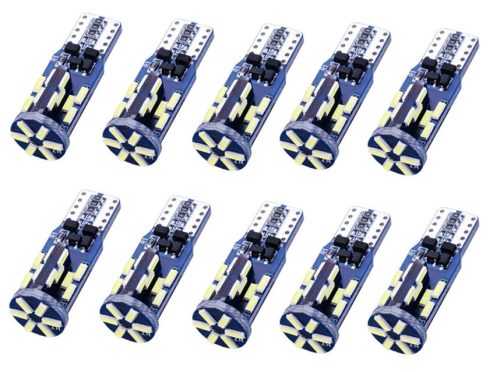 12/24V Canbus 10db-os T10-4014-30SMD Fehér