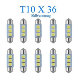 10db/csomag 3SMD LED 36mm-es Szofita SMD-10X36CS-3SMD 