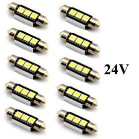  24V 10db/csomag CANBUS 3SMD LED LA513C-36CS Szofita hűtőbordas 