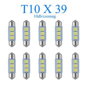 10db/csomag 3SMD LED 39mm-es Szofita SMD-10X39CS-3SMD