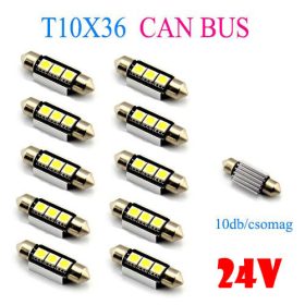   24V 10db/csomag CANBUS 3SMD LED LA513C-41CS Szofita hűtőbordas 