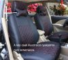 Universelles gesteppte Sitzbezug-Set schwarz-rot UL-AG23002BK