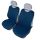 2-teiliges Trikot-Sitzbezug-Set – Klassisch – Blau