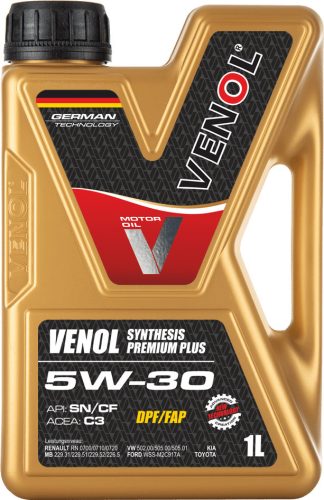 VENOL SYNT,PREMIUM PLUS 5W30 C3 1l