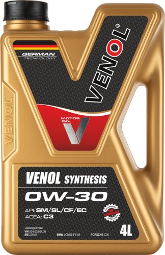 VENOL SYNT, 0W30 C3 VW 504/507 4L