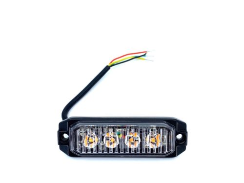 4LED-es stroboszkóp sárga 12-24V