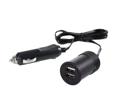 Zigarettenanzünder-Adapter mit zwei Buchsen 12/24V