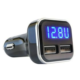 13054 USB-Ladegerät + Digitales Voltmeter 24W-4,8A