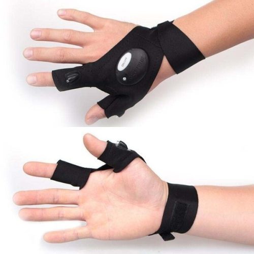 Leuchtender LED-Handschuh