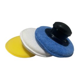 3-teiliges Polierscheiben-Set mit Griff
