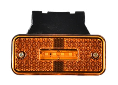 Breitenleuchte 4 LED Gelb 12-24V - E-Kennzeichnung